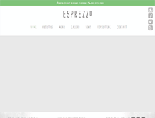 Tablet Screenshot of esprezzo.com.au
